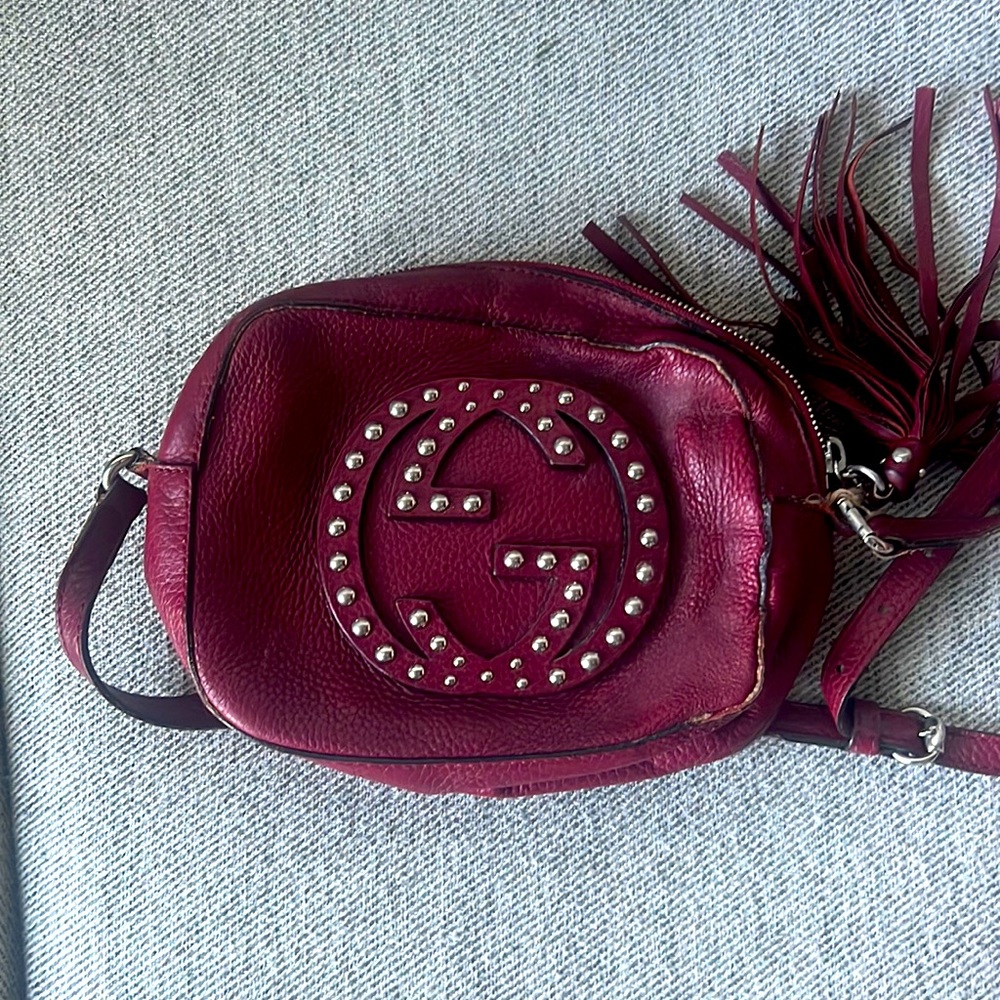 Gucci Damaged Crossbody Authentic - PRICED TO SELL
